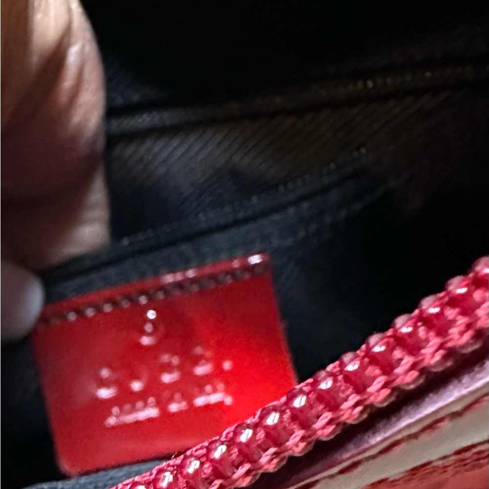 Red shoulder bag - Picture 6 of 10